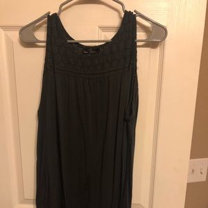 Charcoal sleeveless top